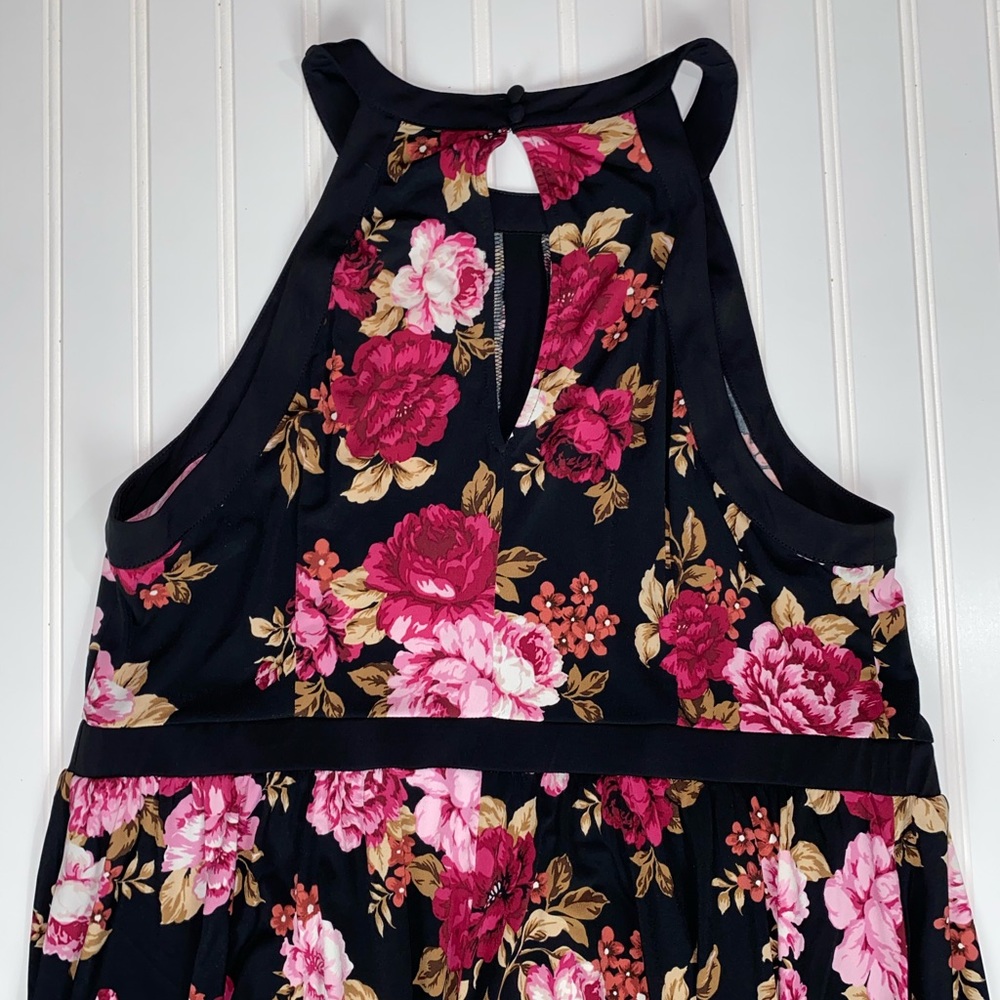 Torrid Black High Neck Skater Dress 2 - Picture 8 of 10